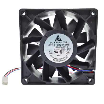 Original DELTA FFB1224SHE Cooling Fan 24V 1.2A 19.2W 3wires FFB1224SHE Fans